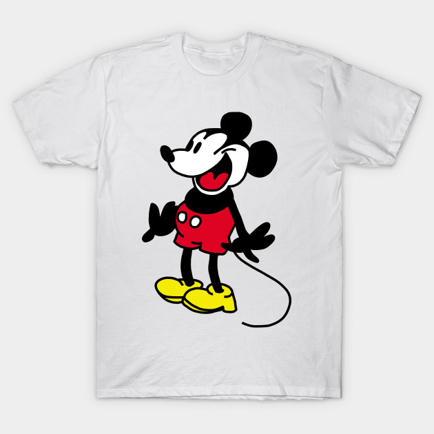 FRONT and BACK Print Steamboat Willie Cartoon Mouse by ellenhenryart